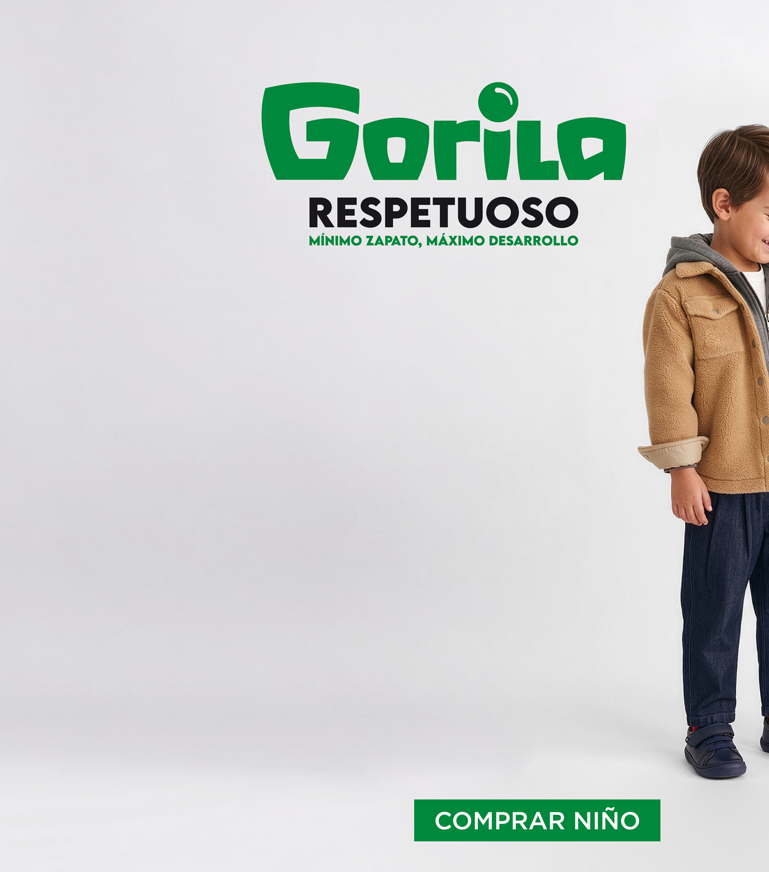 Gorila niño colección primavera verano